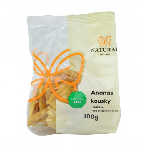 Ananás nesírený 100g Natural Jihlava